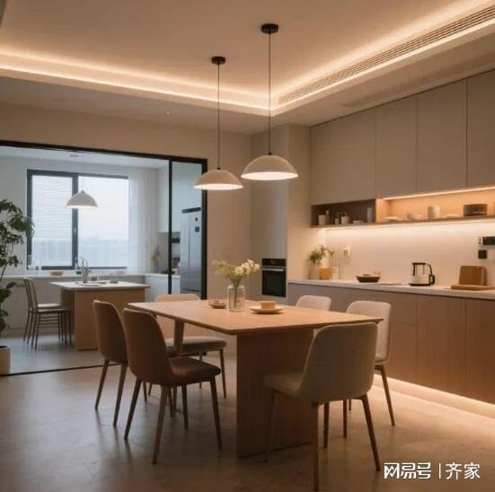 的现代简约餐厅温馨到犯规！麻将胡了模拟器哇塞 这家(图2)